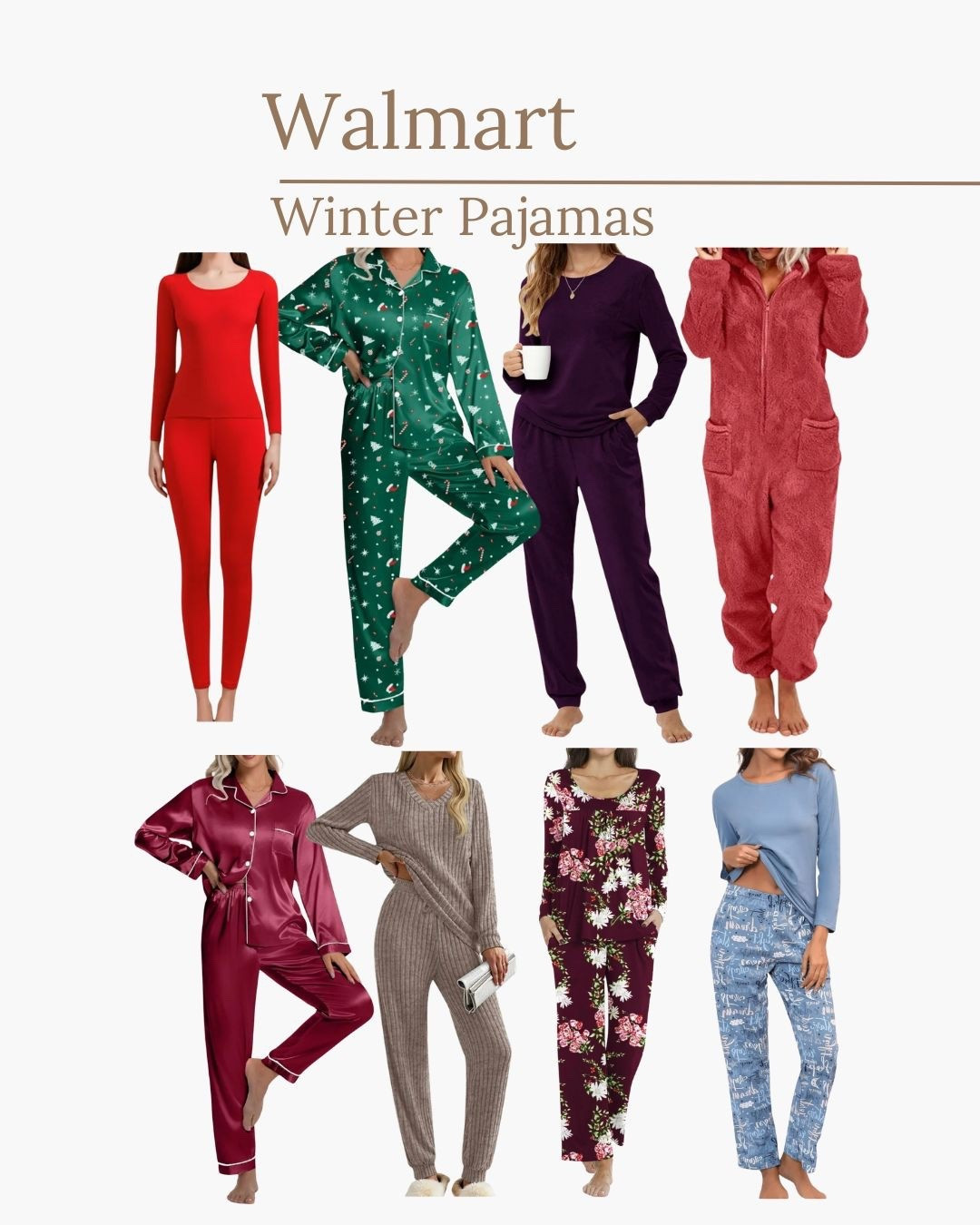 Winter pajamas from Walmart!

#LTKmomlife #LTKHoliday #LTKootd