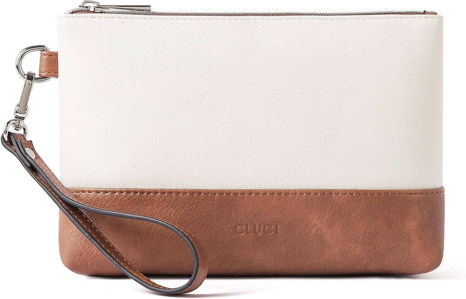 CLUCI Womens Wallet Large Capacity Leather Wristlet Clutch Zipper Purse Slim Ladies Travel Credit... | Amazon (US)