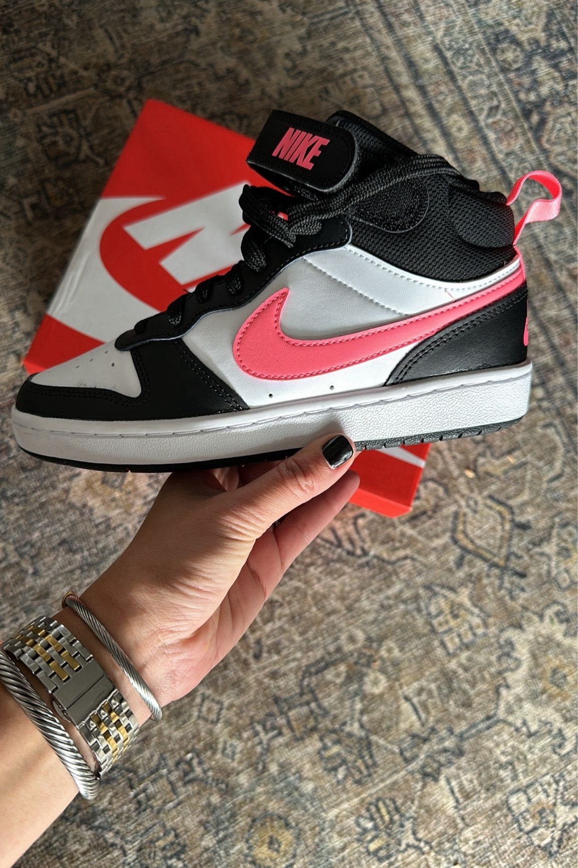 Kids girls sneakers. Bristol picked them out for basketball! Women’s pandas sneakers are fully stocked. Tap below to shop. Follow for more! Xx

#LTKkids #LTKHoliday #LTKshoecrush