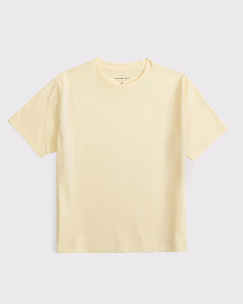 Essential Premium Polished Relaxed Tee | Abercrombie & Fitch (US)