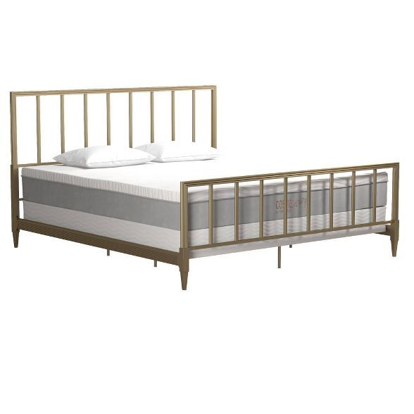Blair Brass Metal Bed - CosmoLiving by Cosmopolitan | Target