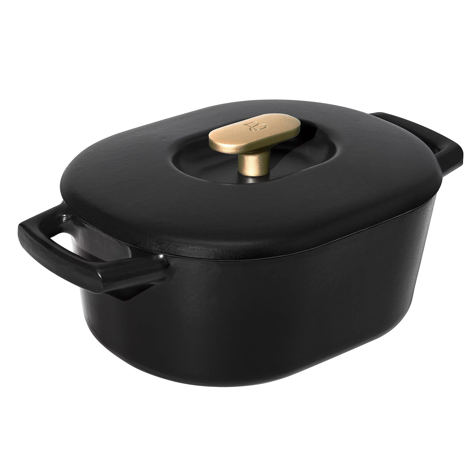 Beautiful 6 Quart Enamel Dutch Oven, Black Sesame by Drew Barrymore - Walmart.com | Walmart (US)