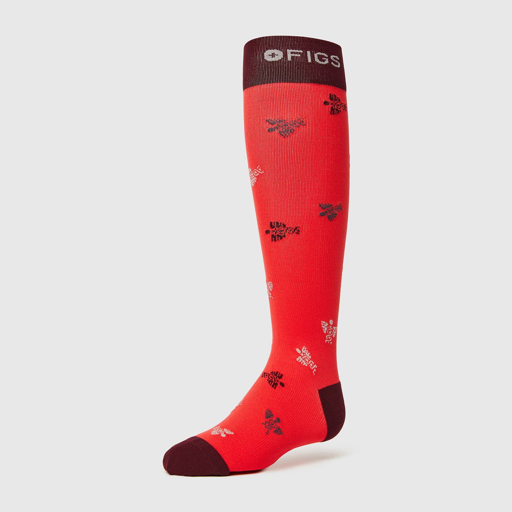 Caduceus Compression Socks - Caduceus/Hibiscus · FIGS | FIGS