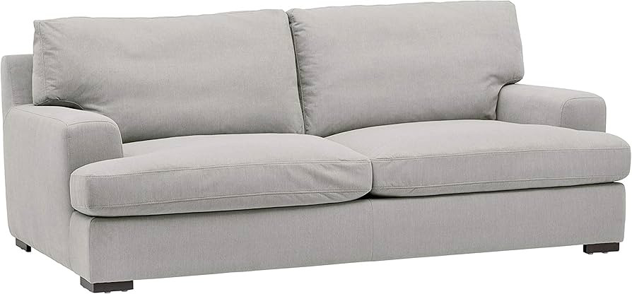 Amazon Brand – Stone & Beam Lauren Down-Filled Oversized Sofa Couch, 89"W, Pearl | Amazon (US)
