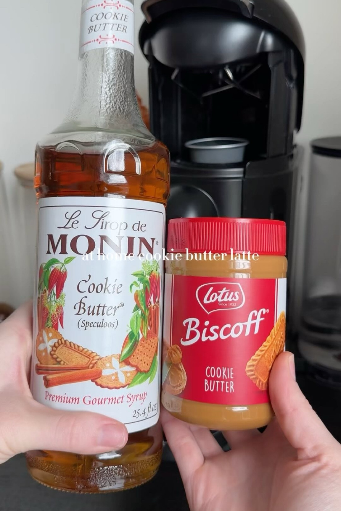 Cookie butter latte at home🍪☕️ #cookiebutterlatte #cookiebutter #cookiebutterlatterecipe #cookiebutterlatteathome #lattecookie #coffee #coffeeathome #coffeerecipes