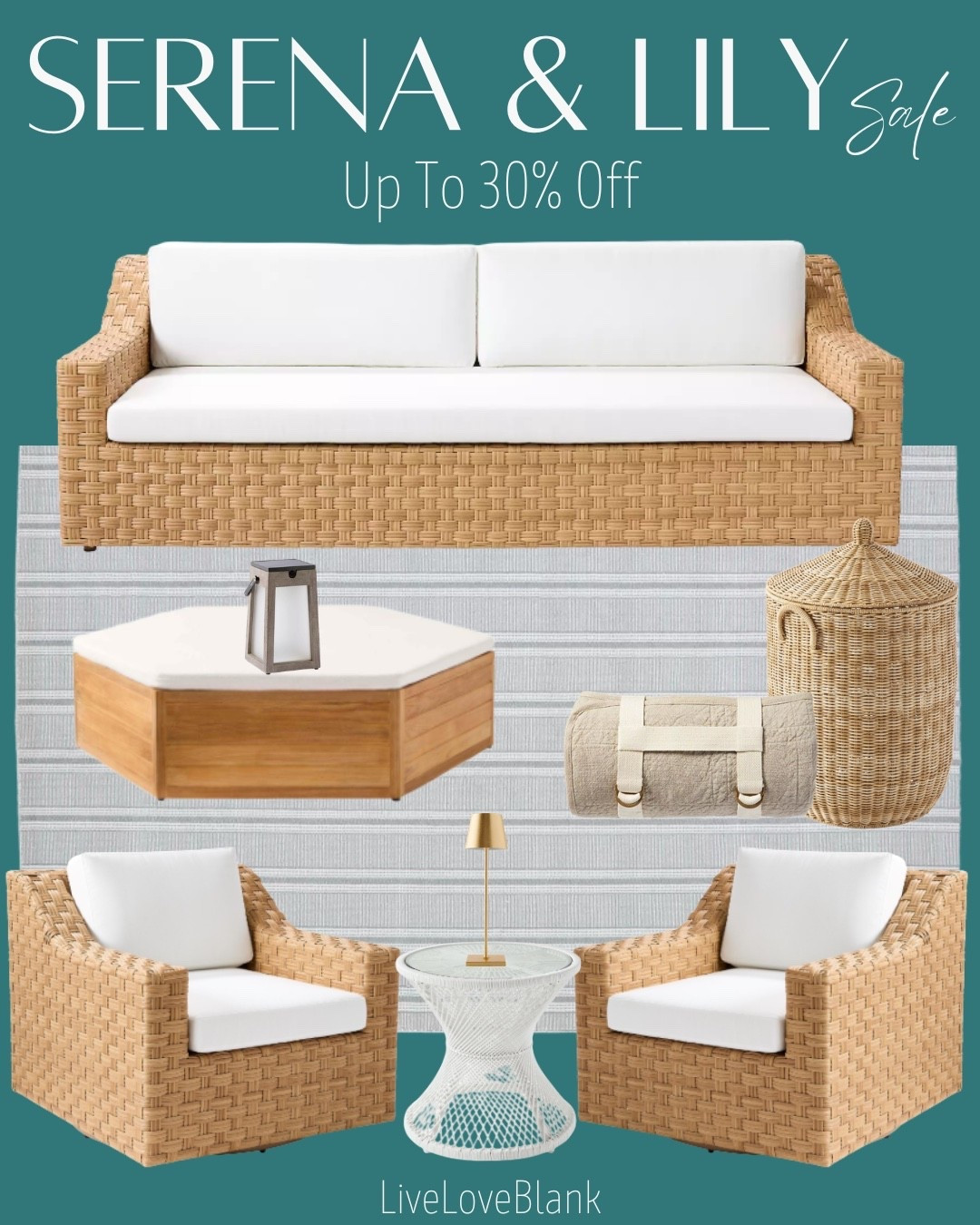 Serena & Lily sale
Outdoor furniture save up to 30%

#LTKSaleAlert #LTKSeasonal #LTKHome