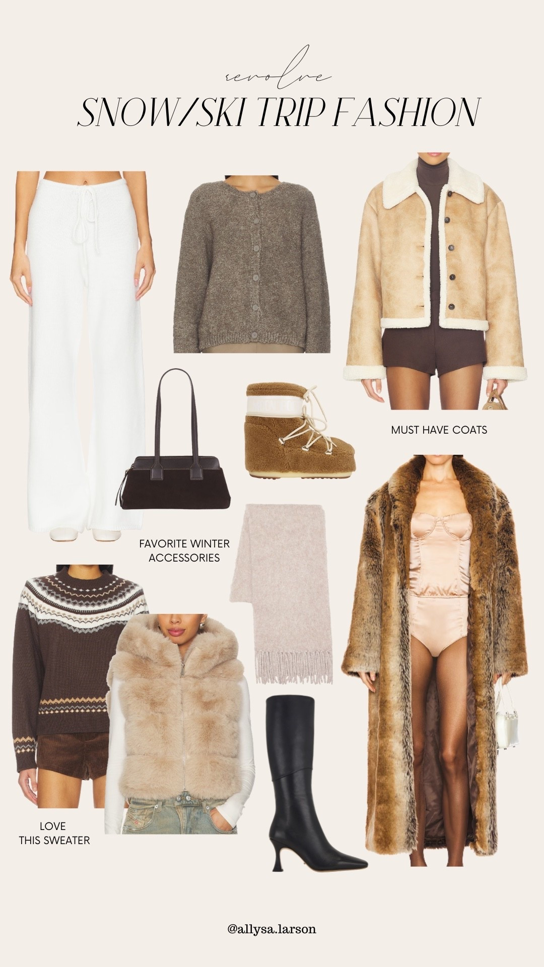Sharing some of my favorite snow and ski trip fashion from revolve 

#LTKSeasonal #LTKootd #LTKFindsUnder100