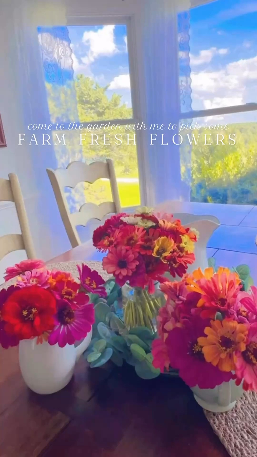 Nothing better than homegrown farm fresh flowers to fill the farmhouse with 👩‍🌾💐🫙🌼🧺🌸🪴🪻🌾🌞 #themabryfarm #farmfreshflowers #homegrownflowers #farmhouseliving #farmfreshpicks