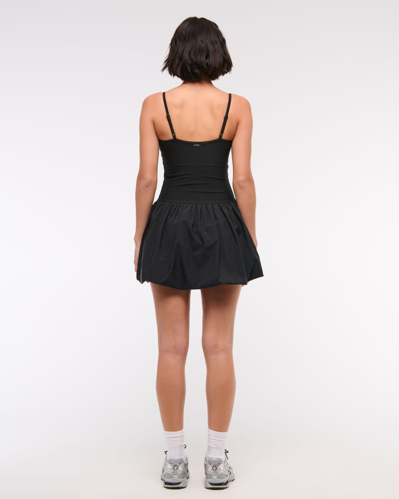 YPB sculptLUX Bubble Hem Mini Dress | Abercrombie & Fitch (US)