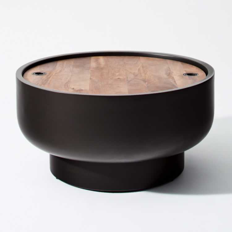 Drum Storage Coffee Table | West Elm (US)
