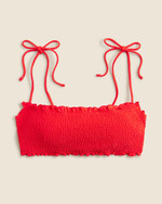 Click for more info about Smocked squareneck bikini top