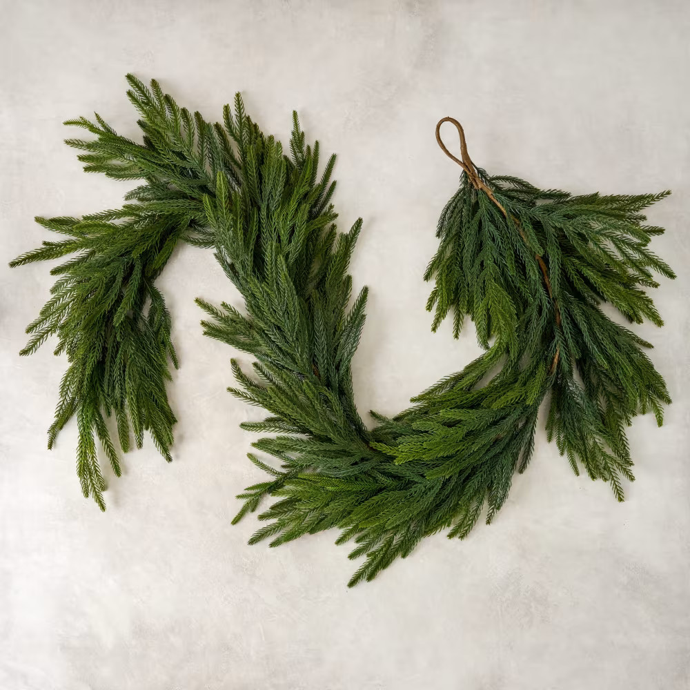 Real Touch Norfolk Pine Garland - 72" | Magnolia
