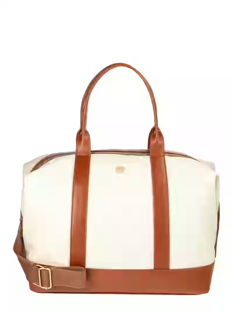 Time and Tru Women’s Blake Tote Bag, Natural | Walmart (US)