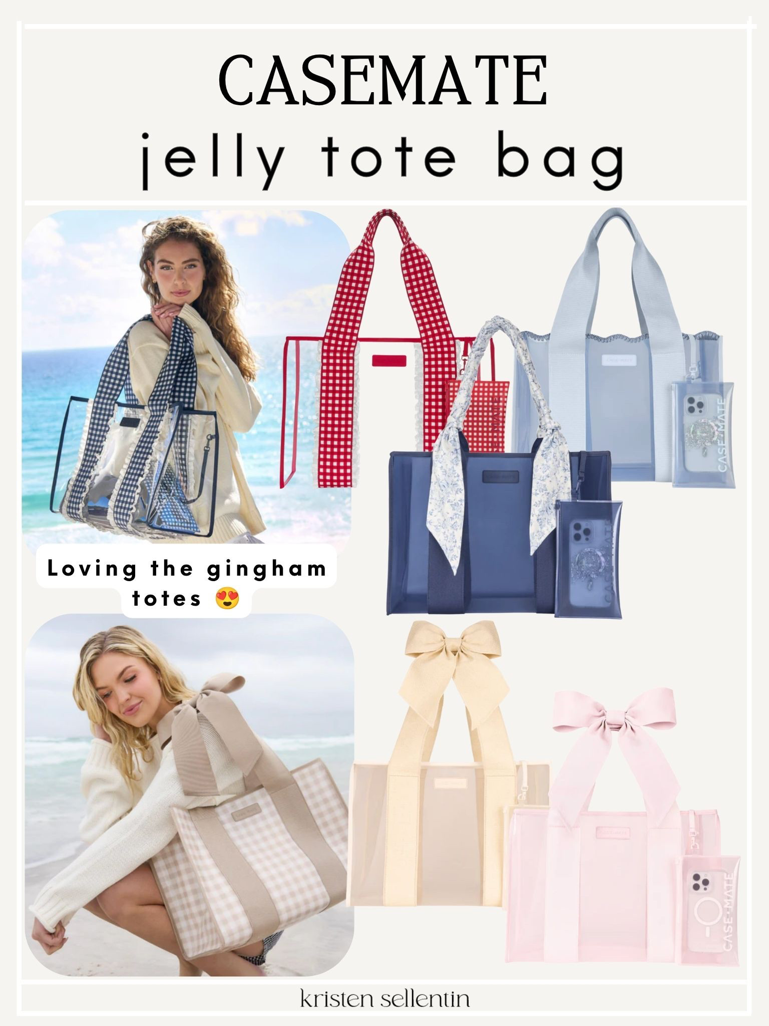 Favorite new bag for the beach-
Case-mate jelly tote! The gingham prints are perfect 😍

#LTKmomlife #LTKSeasonal #LTKSwim