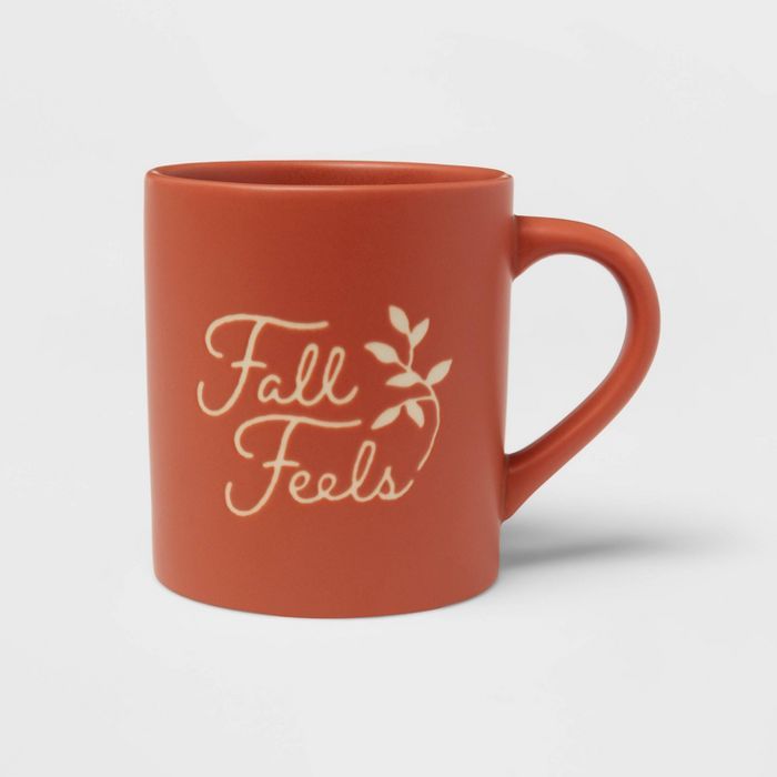 16oz Stoneware Fall Feels Mug - Threshold™ | Target