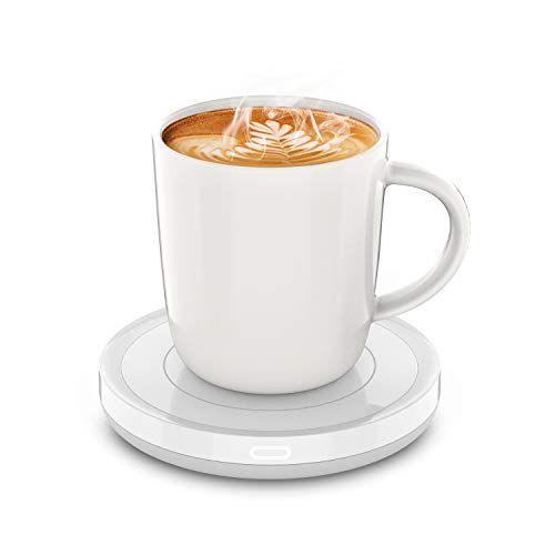 hurkins Smug, up to 149℉ coffee Mug warmer & Mug & pctg Lid set, self heated cup with wireless charg | Amazon (US)
