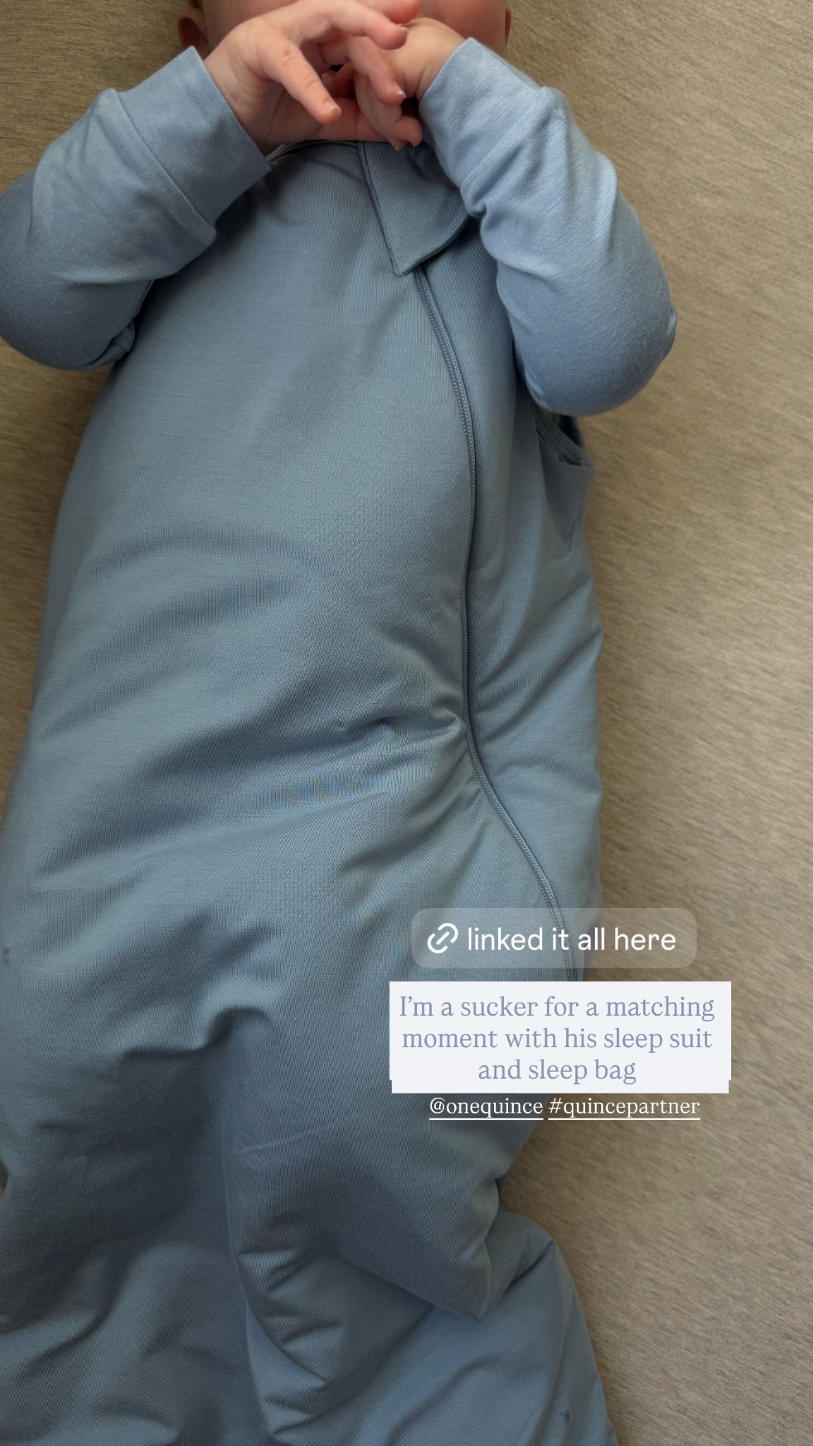 As a mom of four who has rotated through more sleep bags than I can count… I’ve learned I have standards 😅

Double-ended zipper for those barely-awake diaper changes ✔️
No buttons because I refuse to problem solve at 2am ✔️
Bamboo fabric that’s actually soft and high quality ✔️

The one from @onequince checks off everything and the 2.5 TOG is perfect for fall and winter. it’s literally half the price of the other bamboo ones I’ve bought over the years. I even grabbed two of their bamboo sleep suits so I can coordinate. 

If you’re building your baby sleep lineup, this one is worth a look 🤍

#quincepartner @Shop.LTK #liketkit 

#LTKmomlife #LTKBaby