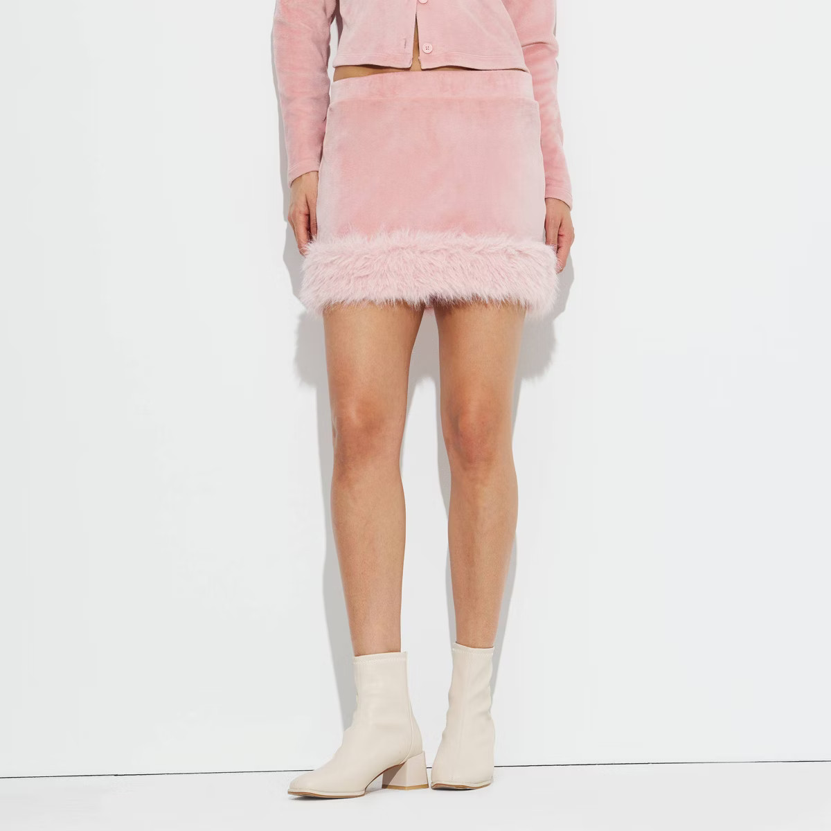 Women's Fur Hem Skirt - Wild Fable™ | Target