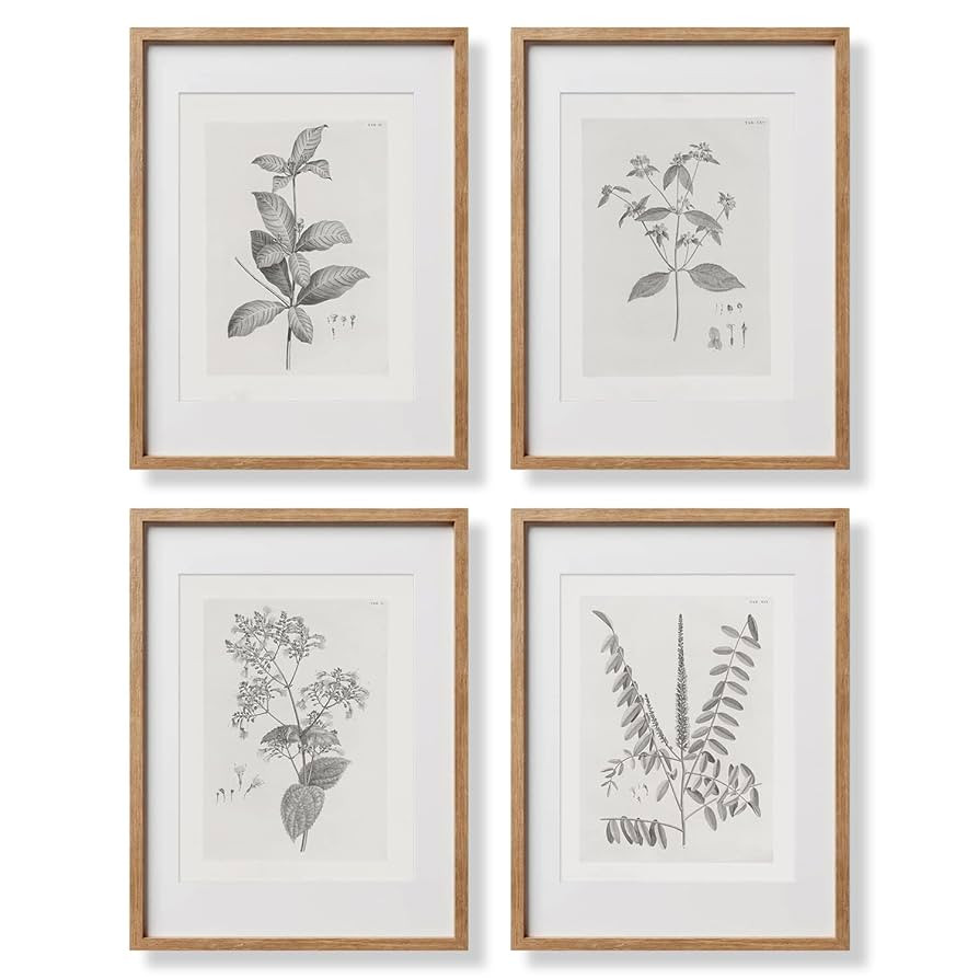 Farmhouse Wall Art Botanical Prints - Vintage Flower Boho Minimalist Floral Poster Decor for Bedr... | Amazon (US)