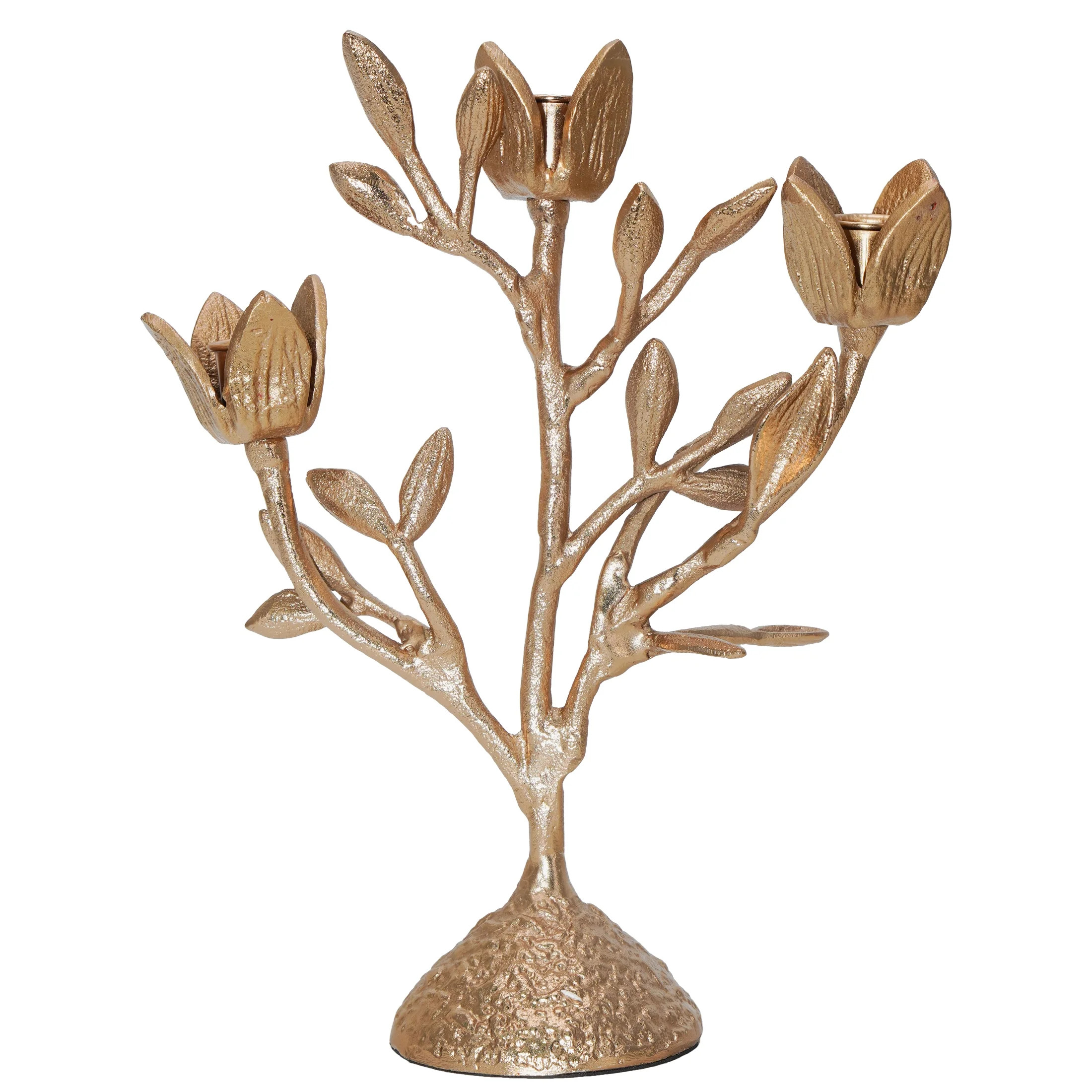 My Texas House Gold 12" Candle Holder for Indoor Halloween Decor | Walmart (US)