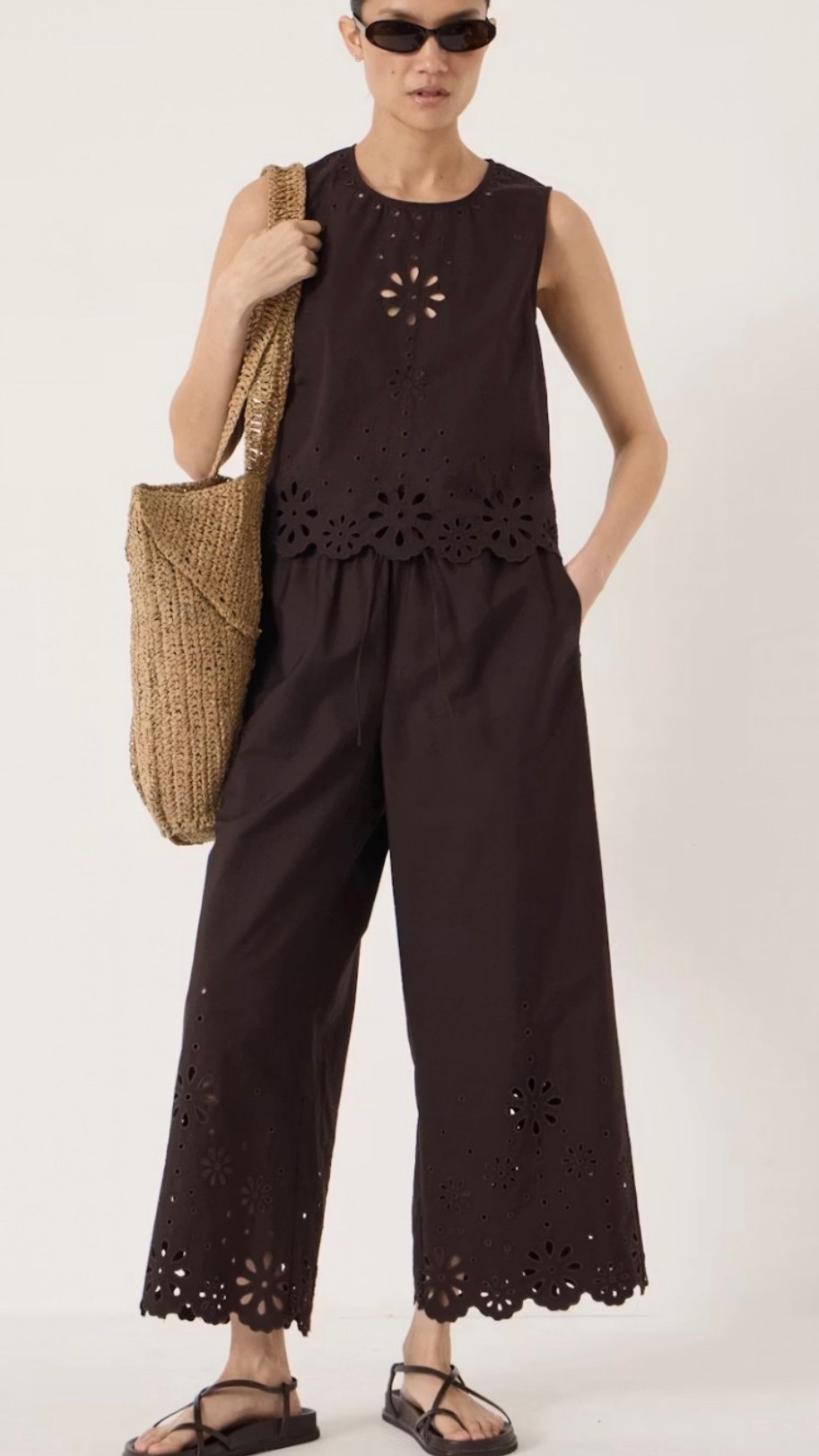 This Co ord has everything. The perfect shade of brown, gorgeous broderie details and 100% cotton x

#LTKsummer #LTKstyletip #LTKover50style