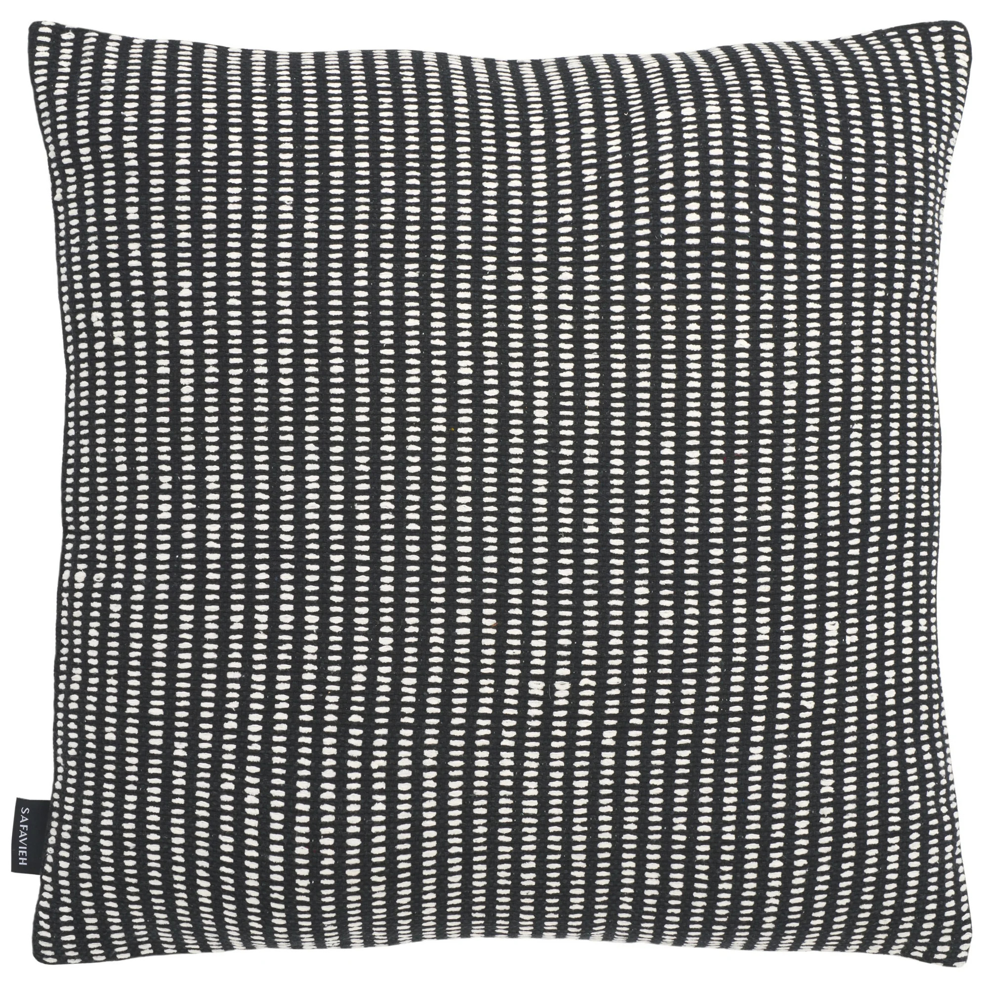 SAFAVIEH Maricela 20" x 20" Contemporary Black/White Geometric Cotton Decorative Pillow | Walmart (US)
