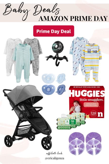 More great baby deals for Amazon prime day! 

Baby pj set // one piece baby pajamas // stroller fan // pacifier set // diapers and wipes set // breastfeeding supplies // stroller // stroller on sale 

#LTKbaby #LTKxPrimeDay #LTKfamily