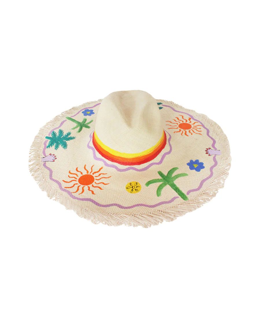 Hand-Painted New World Hat by Pajara Pinta | Support HerStory
