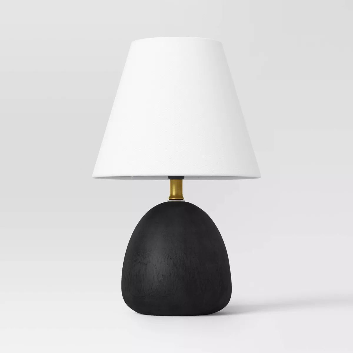 Faux Wood Mini Table Lamp Black - Threshold™ | Target