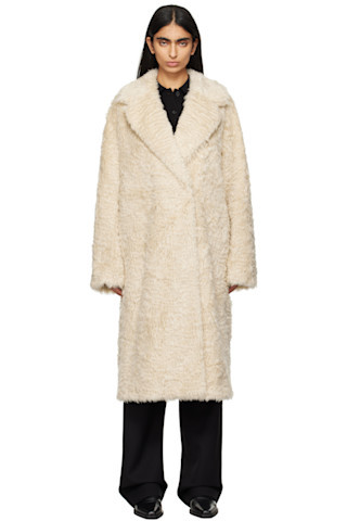 Off-White Nicole Faux-Fur Coat | SSENSE