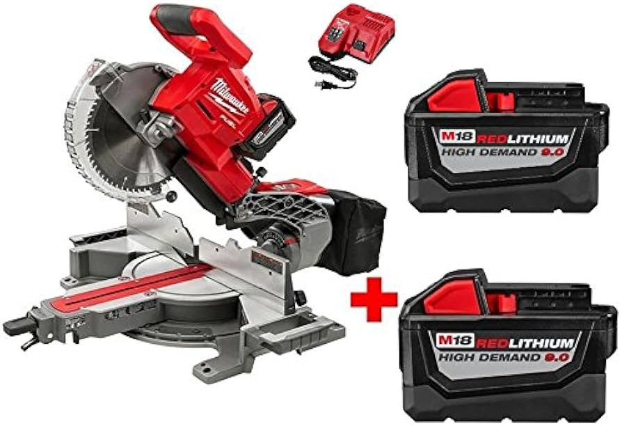 Milwaukee M18 18-Volt FUEL Lithium-Ion Cordless Brushless 10 in. Dual Bevel Sliding Compound Mite... | Amazon (US)