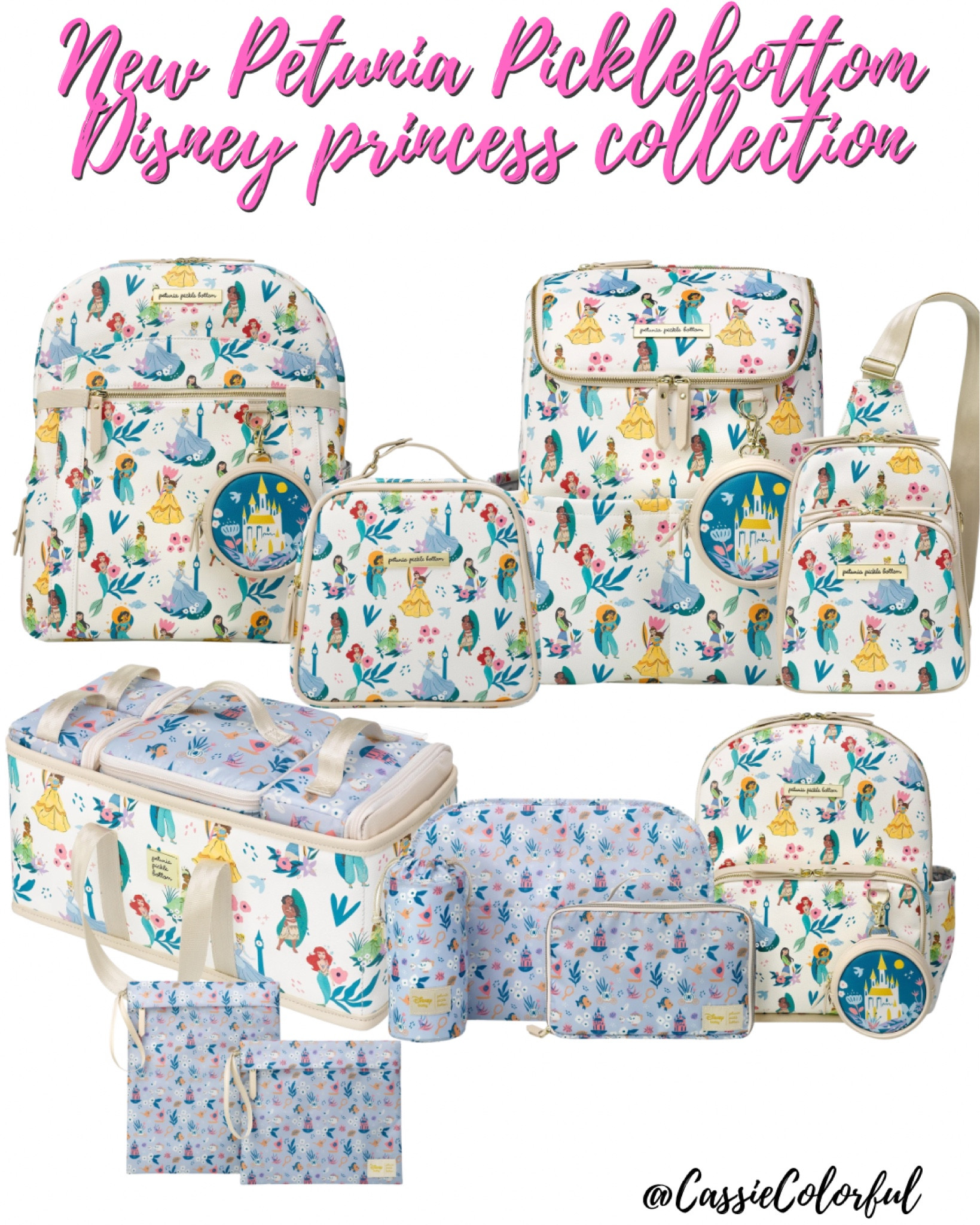 The beautiful Disney Princess collection is now available at Petunia Picklebottom! 

Disney style 
Disney diaper bag
Diaper bag 
Petunia Picklebottom 
Princess diaper bag 
Disney style 
Disney nursery 

#LTKbaby #LTKitbag #LTKGiftGuide