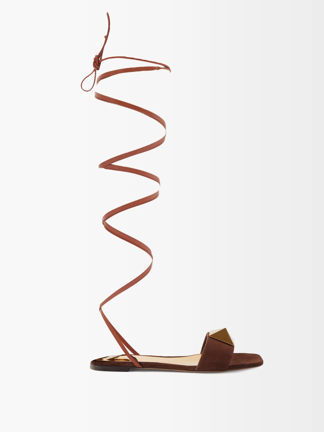 One Stud suede wrap sandals | Valentino | Matches (US)