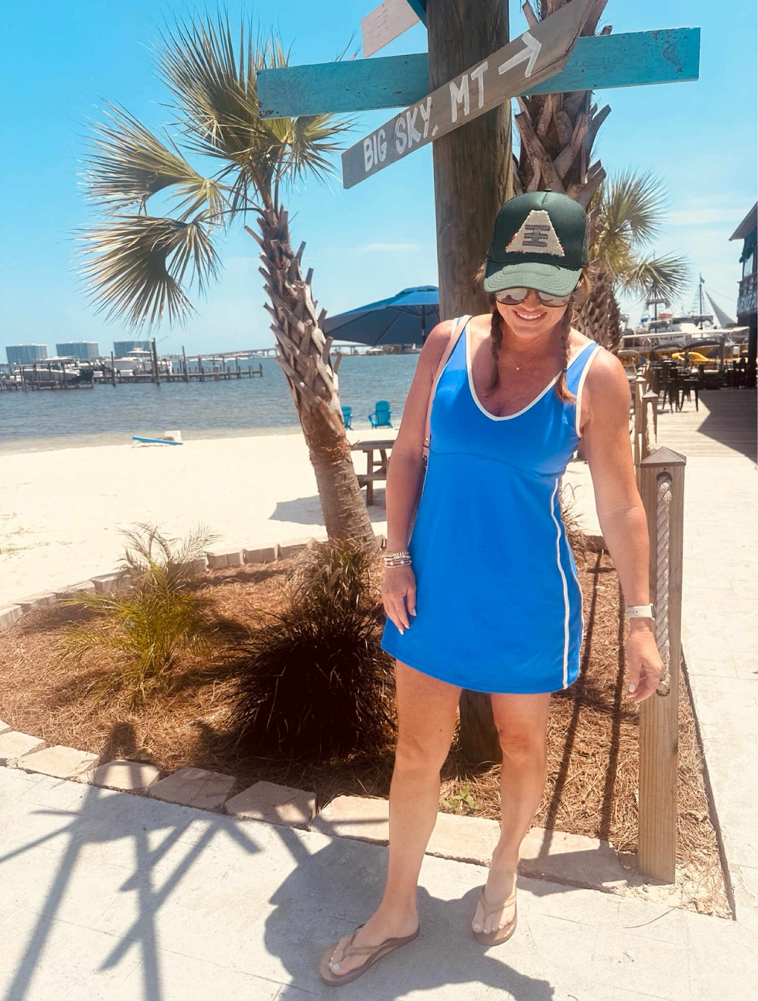 New athletic wear just dropped at Triple Threads Boutique! 
I’m wearing a size medium. 
The dress has built in padding and shorts with pockets! 

#LTKFindsUnder100 #LTKActive #LTKOver40