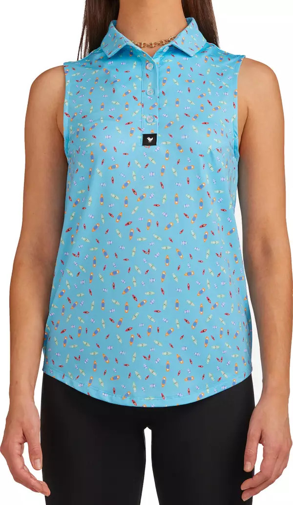 Bad Birdie Women's Sleeveless Dock Golf Polo | Dick's Sporting Goods | Dick's Sporting Goods