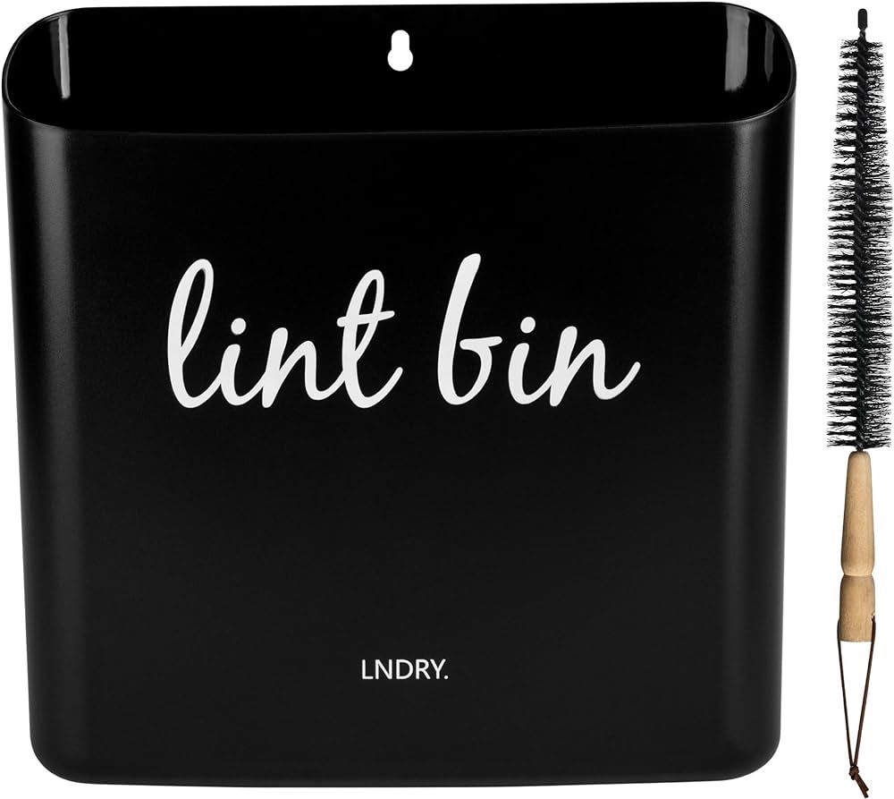 LNDRY. Magnetic Lint Bin for Laundry Room Organization and Storage - Lint Holder Bin, Dryer Lint ... | Amazon (US)