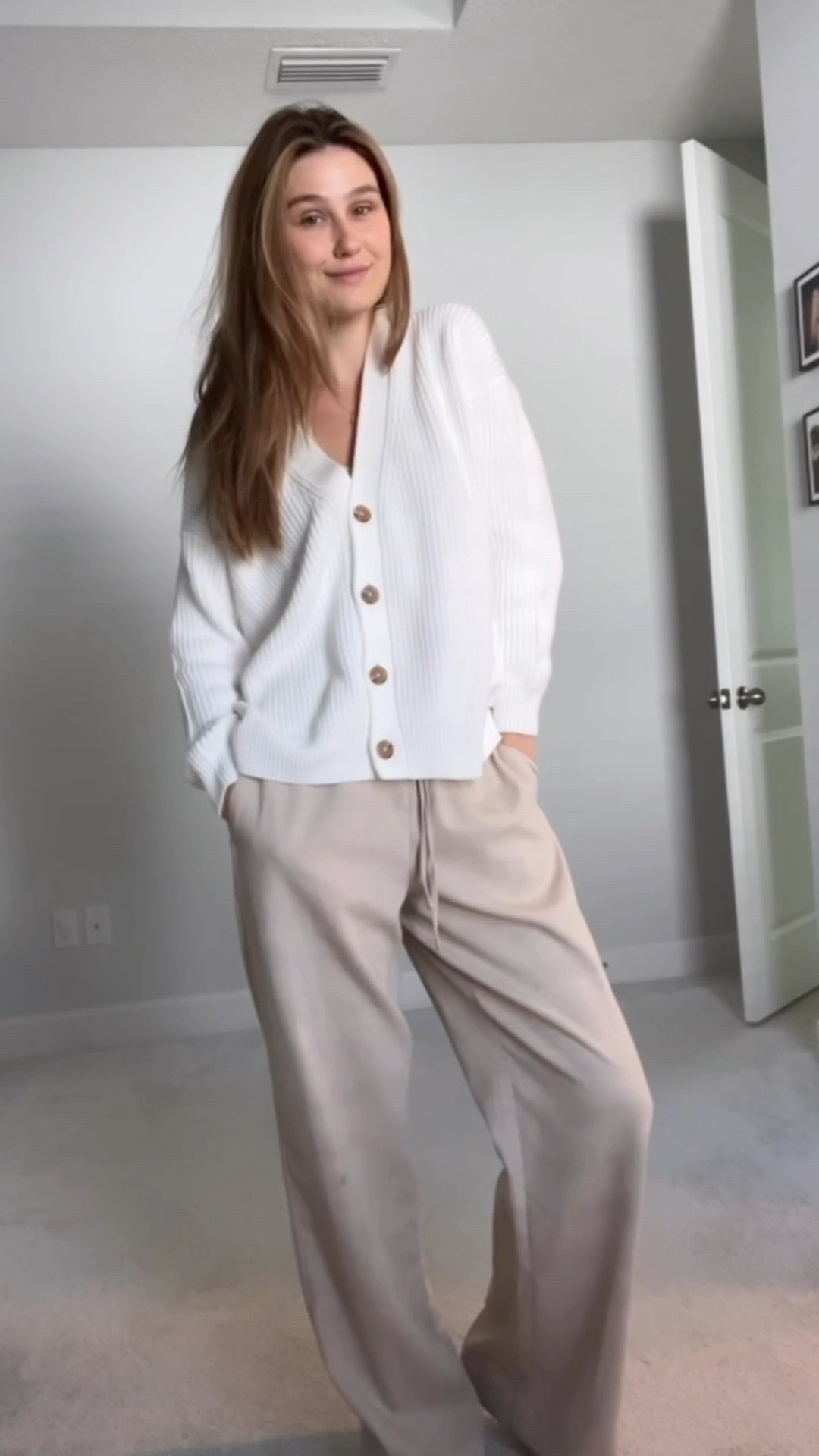 Nothing better than a quality, comfy cardigan! Wearing a size medium cardigan and size small long pants. 🤍 Madisson Hausburg, sweater, cardigan, quince fashion, cozy, tall girl, tall fashion, Abercrombie

#LTKFindsUnder100 #LTKSaleAlert #LTKWorkwear