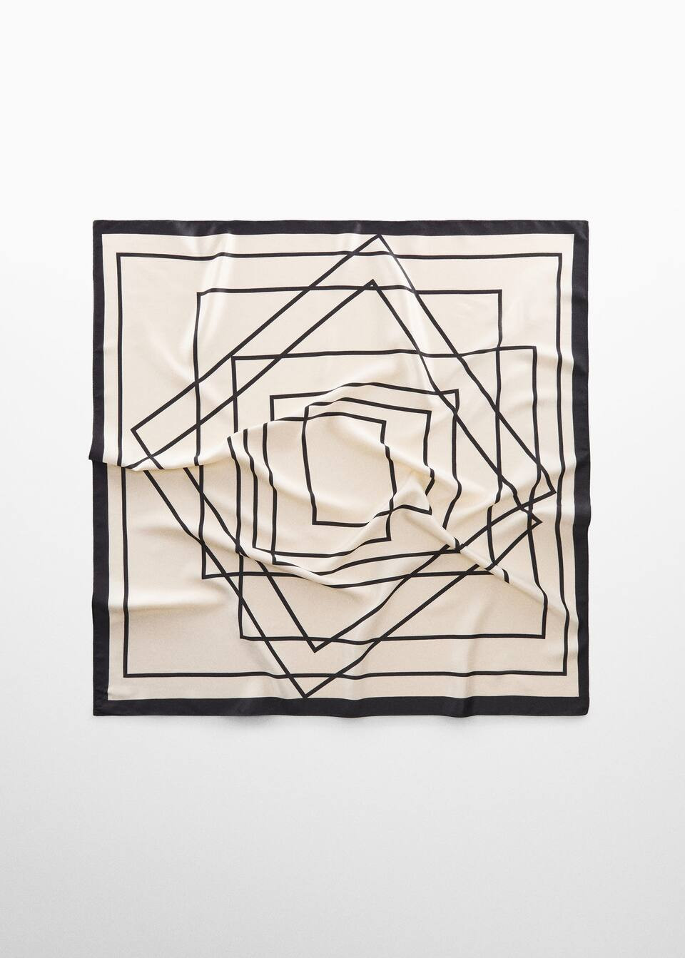 Geometric printed foulard | MANGO (US)