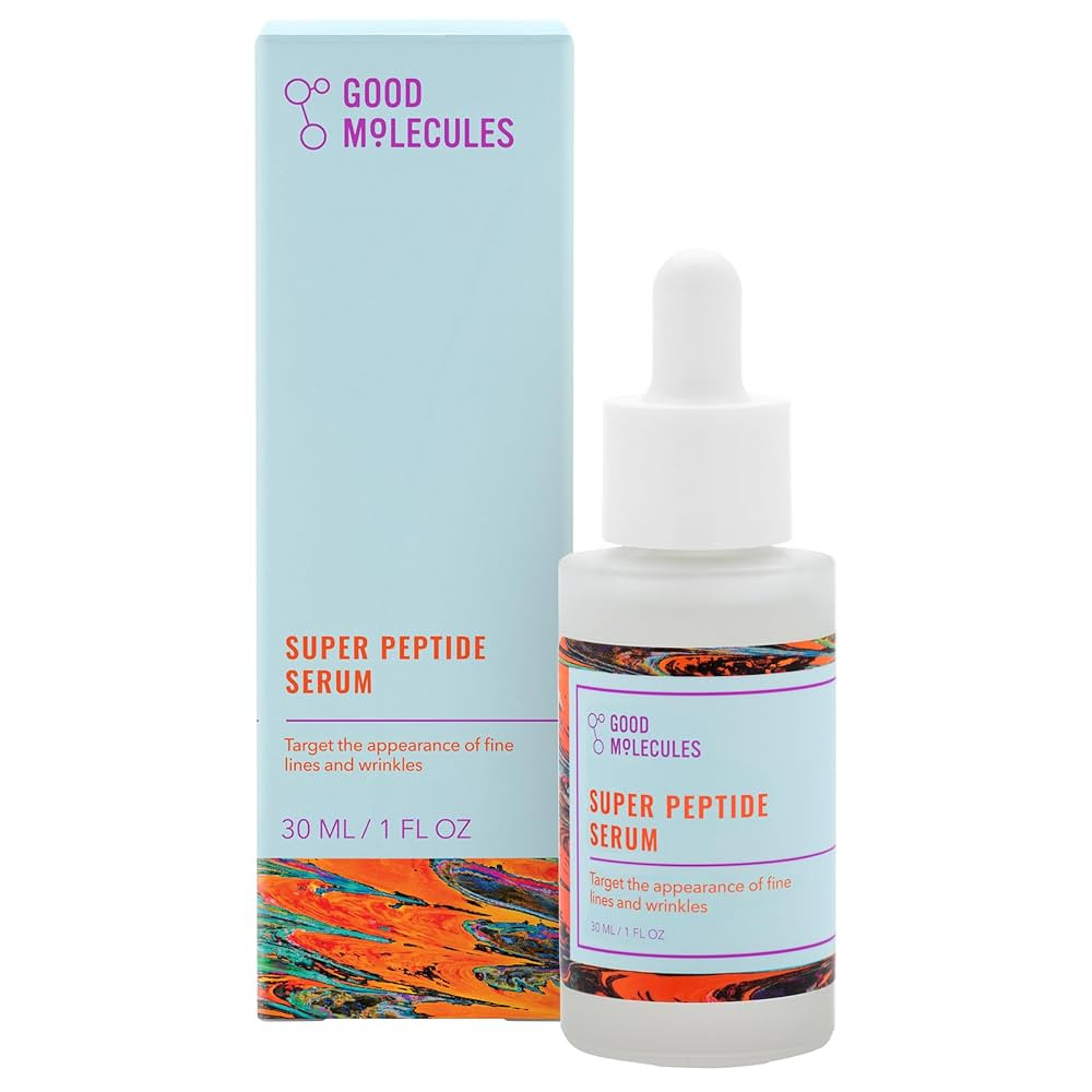 Good Molecules Super Peptide Serum - Anti-aging Facial Serum with Peptides and Copper Tripeptides... | Amazon (US)