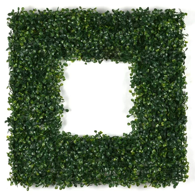 Boxwood Wreath 20 X 20 inch Artificial Square Flowers Garlands Decoration | Walmart (US)