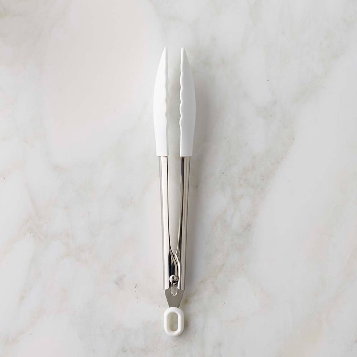 Williams Sonoma Stainless-Steel Silicone Locking Tongs | Williams-Sonoma