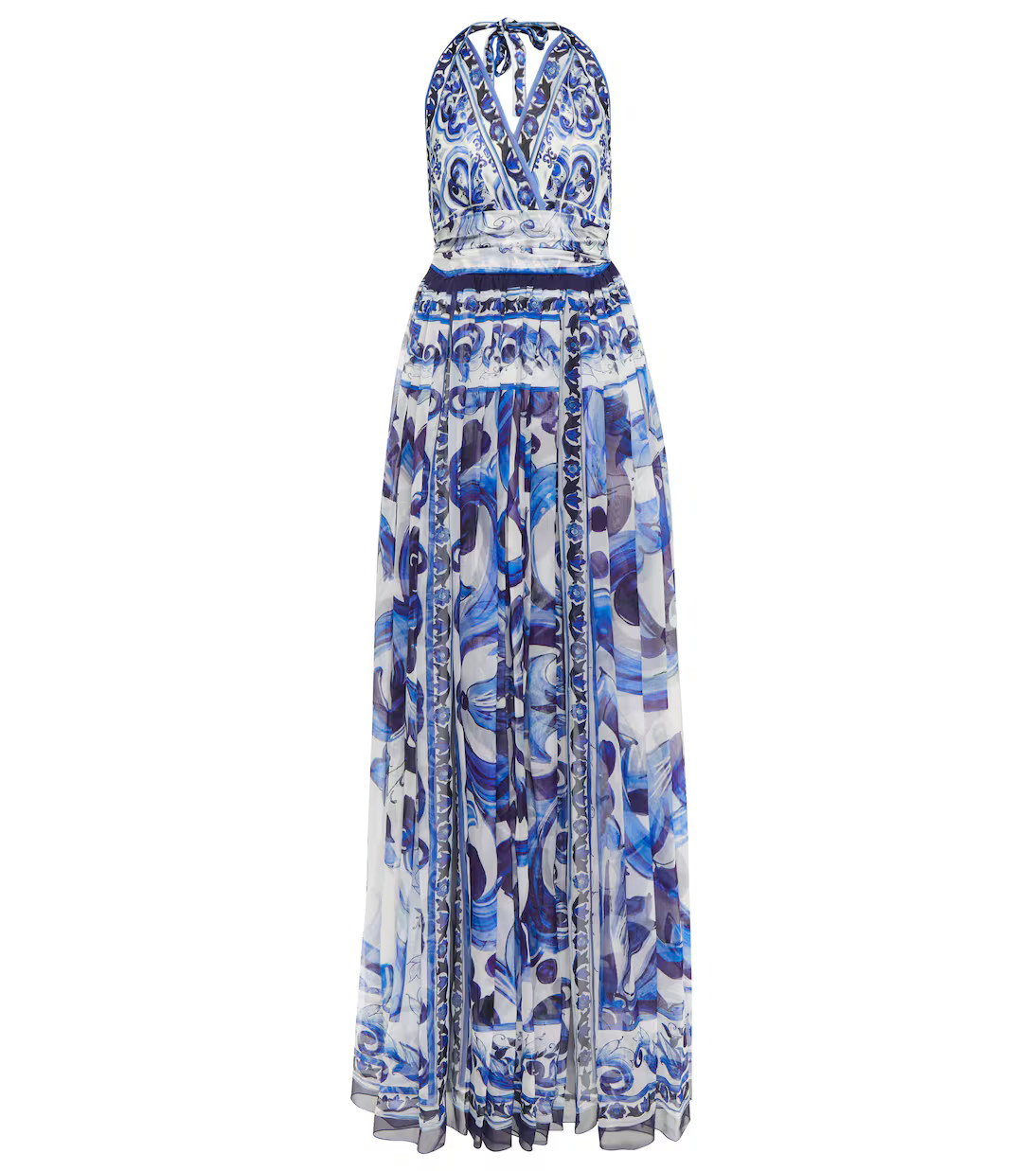 Printed silk chiffon gown | Mytheresa (US/CA)