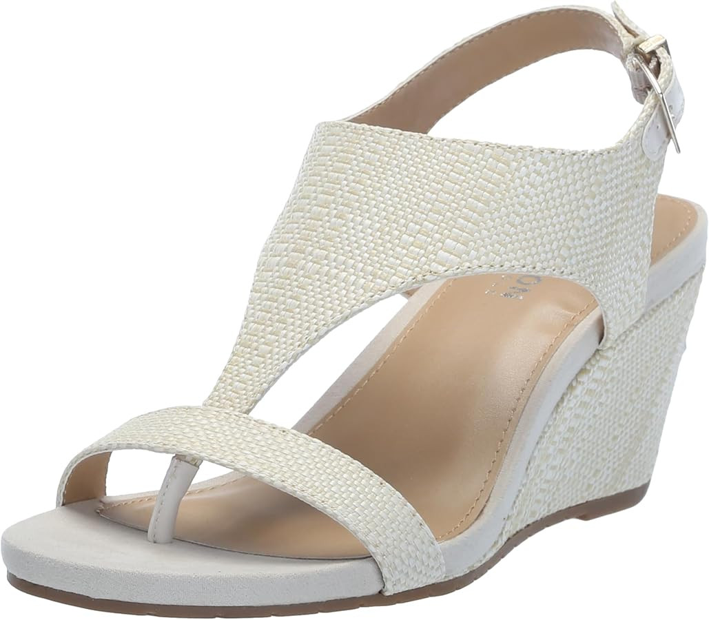 Kenneth Cole REACTION Women's Greatly Thong Wedge Sandal | Amazon (US)