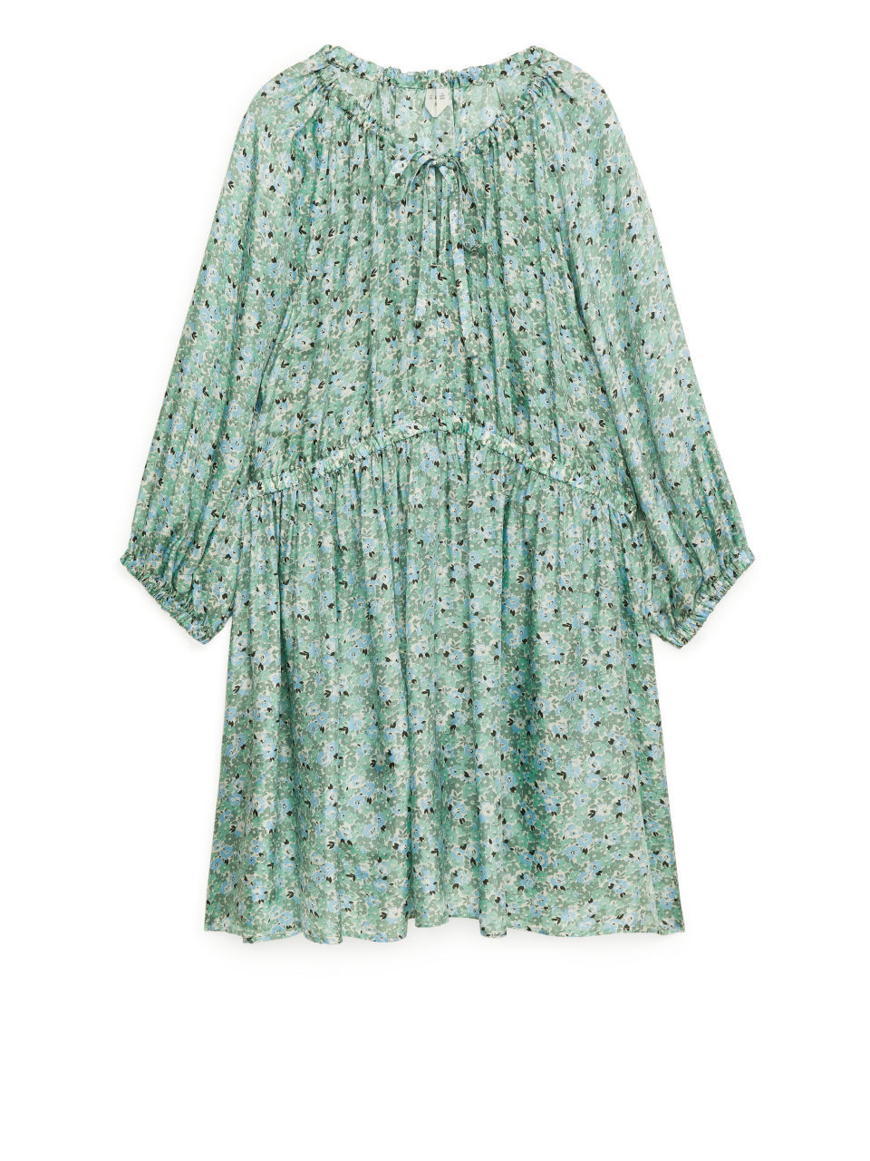 Floral Dress - Green | ARKET (US&UK)