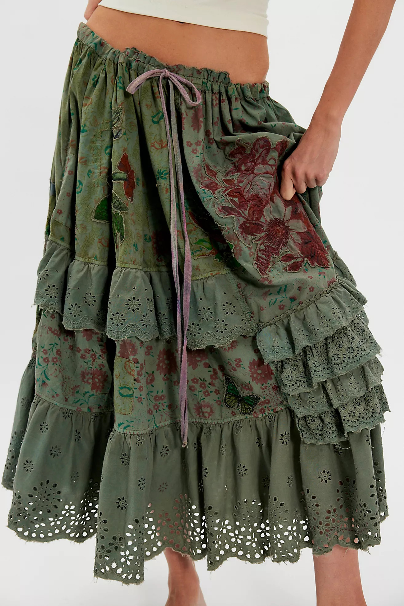 Magnolia Pearl Pixie Ruffle Skirt | Free People (Global - UK&FR Excluded)