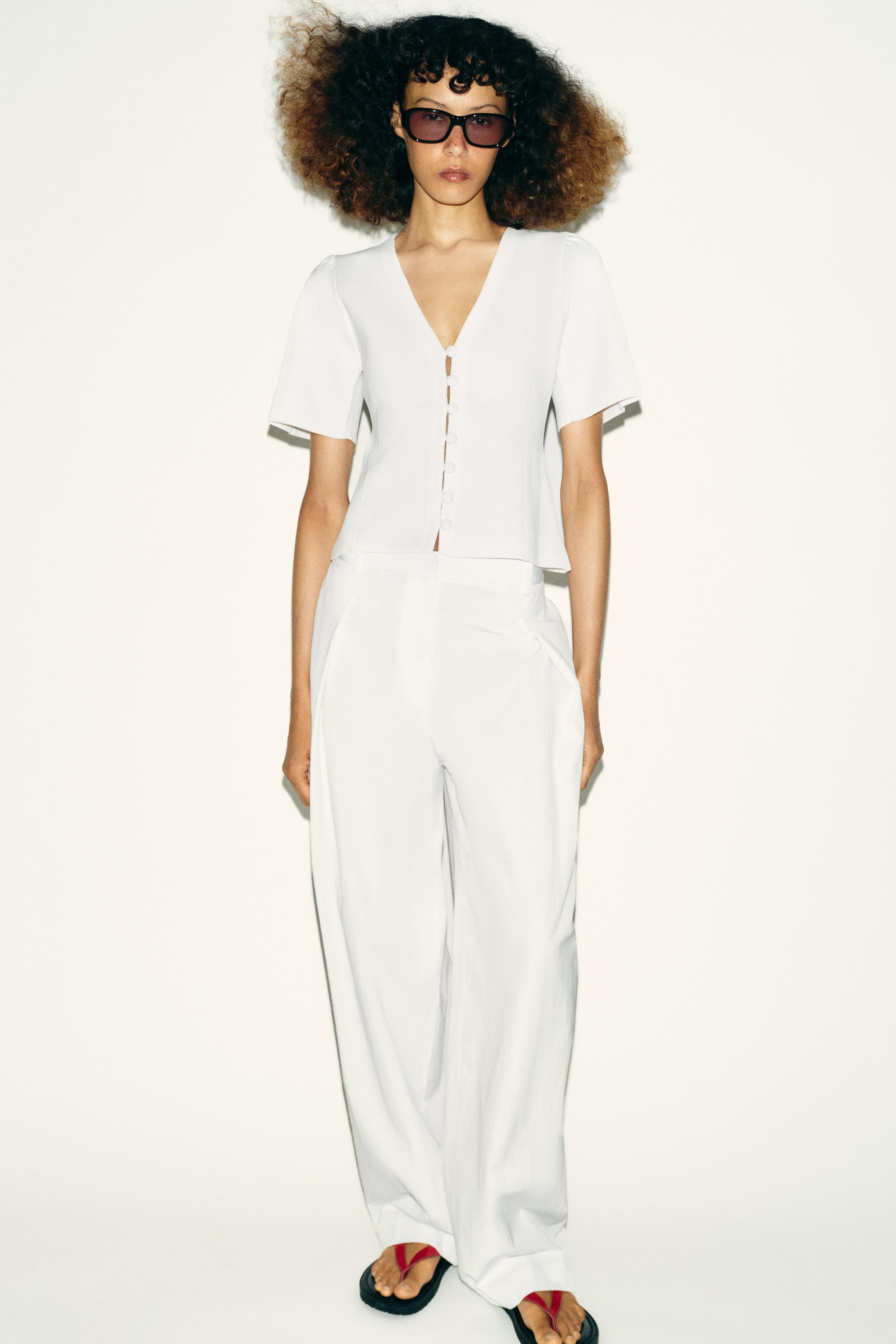 SHORT SLEEVE CARDIGAN | Zara UK