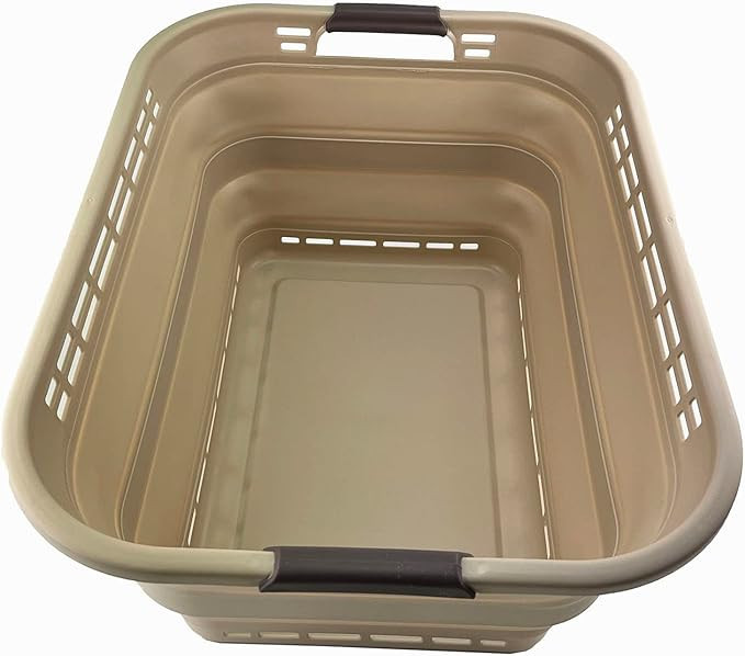 SAMMART 42L (11 Gallons) Collapsible Plastic Laundry Basket - Foldable Pop Up Storage Container/O... | Amazon (US)