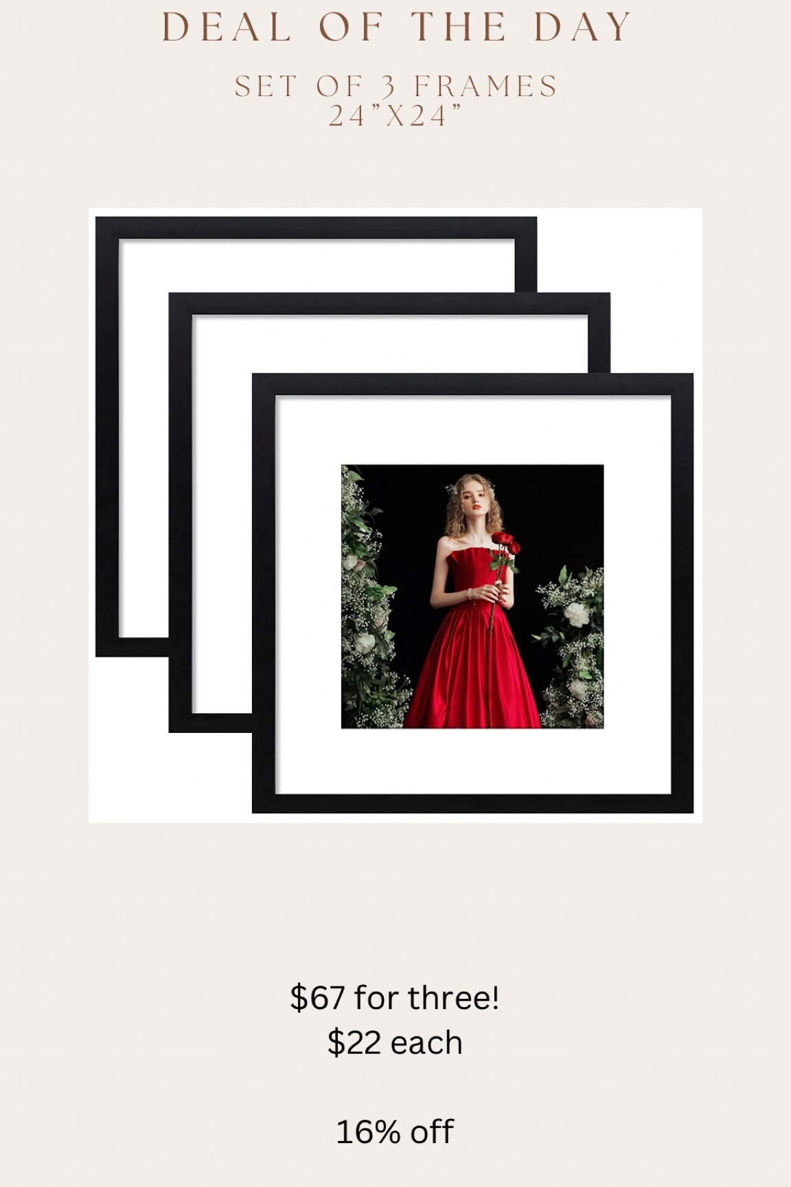 Best price I’ve seen yet for a frame this size if you’ve been wanting to do a gallery wall or photo collage above bed, console table, etc !!! $22 each 🙌🏻🙌🏻

#LTKfindsunder50 #LTKsalealert #LTKhome