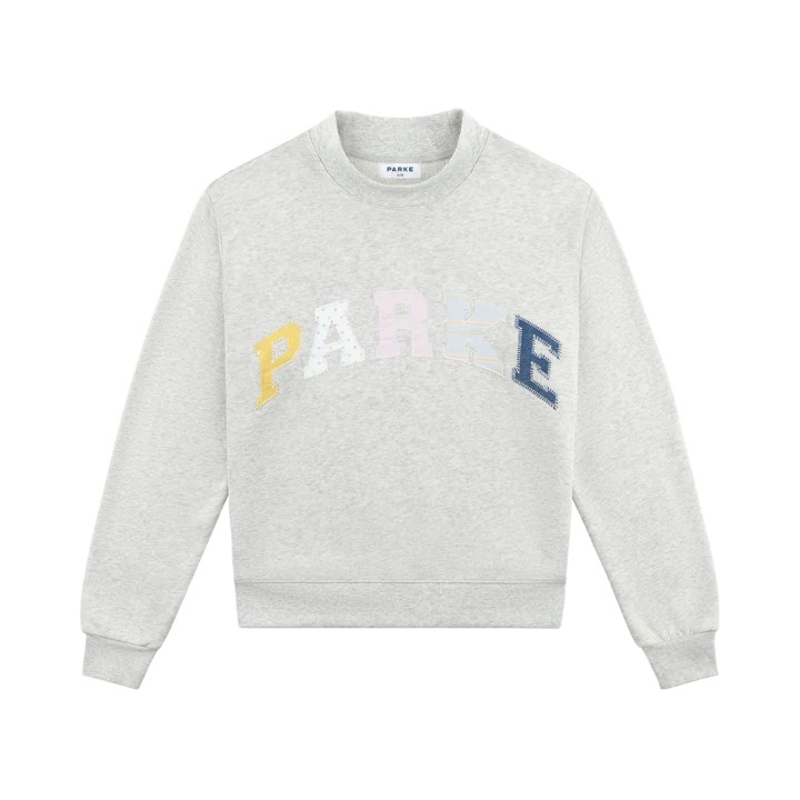 Patchwork Varsity Mockneck | Parke