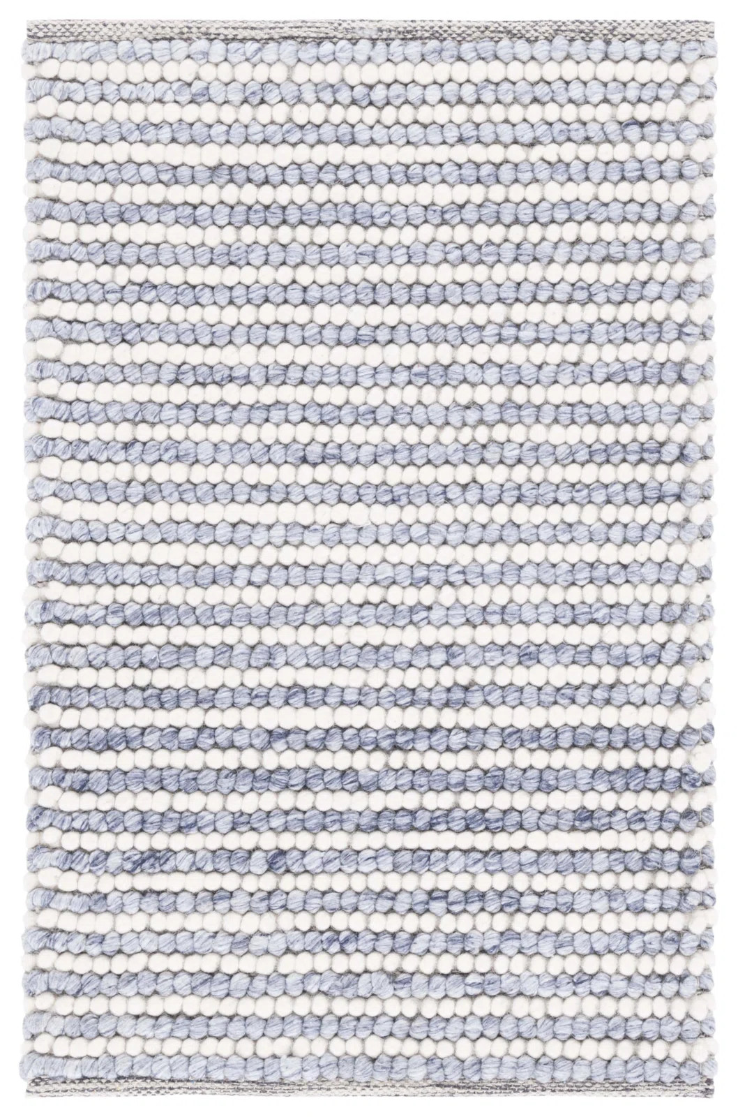 Cleodora Handmade Ivory/Blue Rug | Wayfair North America